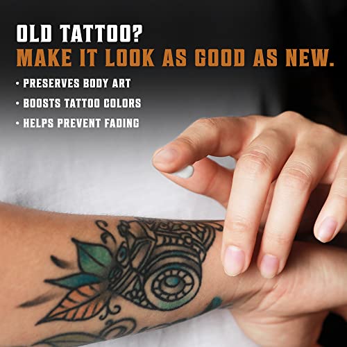 Viking Revolution Tattoo Care Balm for Before, During & Post Tattoo Safe, Natural Tattoo Aftercare Cream Moisturizing Lotion to Promote Skin Moisture, Skin Moisturizer, (2oz,1 Pack)