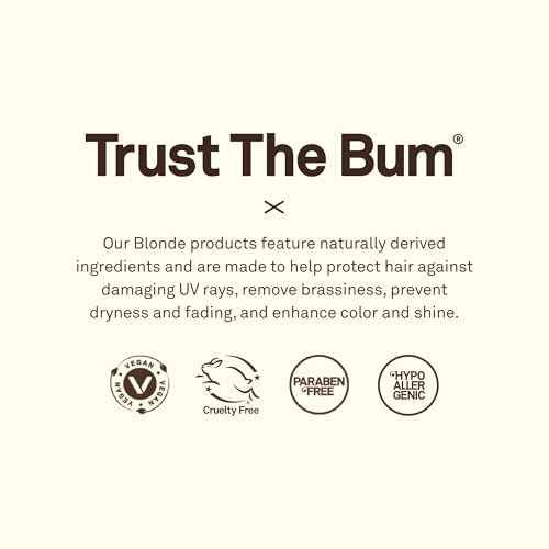 Sun Bum Blonde Tone Enhancer - Neutralizes Brass and Enhances Color and Shine of Blonde Hair - Protecting Toner against UV Rays - Made Without Parabens and Cruelty Free - 4 oz