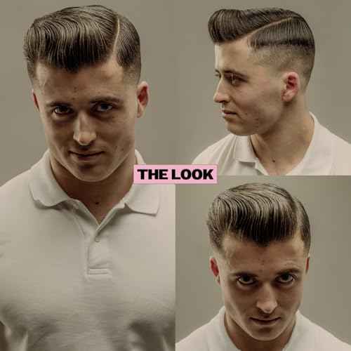 REUZEL Pink Grease Pomade, Strong All Day Hold, Oil-Based Styling Wax, Medium Shine, Easy To Wash Out, For All Hair Types
