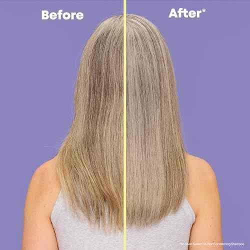 Matrix So Silver Purple Shampoo - Neutralizes Yellow Tones, Color Depositing, Brightening & Toning, For Color Treated, Blonde, Grey, White and Platinum Hair, Vegan