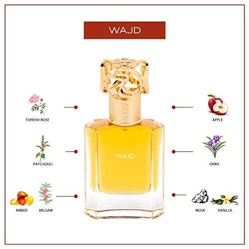 Swiss Arabian Wajd - Luxury Products From Dubai - Long Lasting, Addictive Personal EDP Spray Fragrance - Seductive Signature Aroma - 1.7 Oz