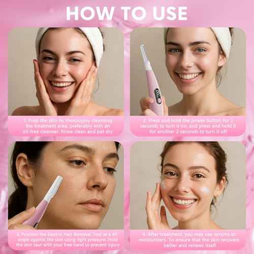Sonic Dermaplane Razor for Women Face,Women¡¯S Facial Exfoliation & Peach Fuzz Hair Removal System,Anti-Aging?3 Speeds?8 Dermaplaning Blades?Rechargeable,Sonic Dermaplaning Tool