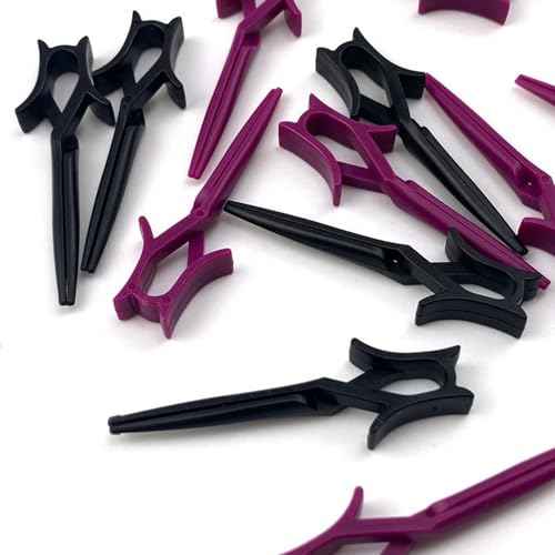 40pcs Hair Rollers Self-Adhesive Air Bangs Curling Roller Hair Clips DIY Hair Curling Clip Accessories Perm Tools,Suitable for salon use, multifunctional hair clip£¬Nail Polish Protector for Fingers