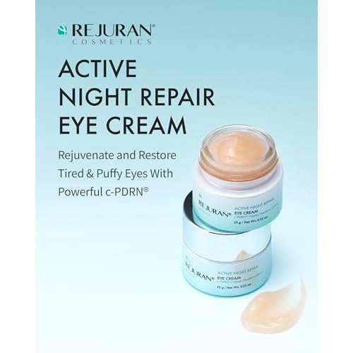 REJURAN¢ç Advanced Active Night Repair Eye Cream, c-PDRN¢ç - Anti-Aging, Firming, Moisturizing Eye Cream, Clinically Developed (0.52 oz)