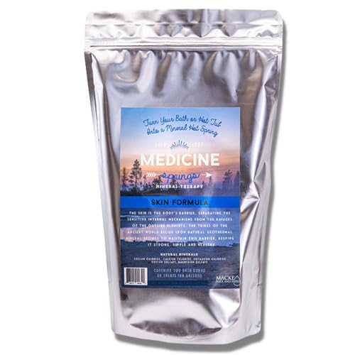Medicine Springs hot tub Mineral Therapy Dead sea Minerals hot Spring Soaking Collection for Healing Turn Your hot tub into a Soaking Mineral Spring -Skin Formula Treats 400 Gallons (Hot Tub)
