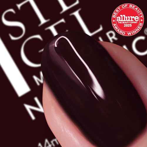 Nails Inc It's Topless Gel-Like Nail Polish, 4-in-1 Base Coat, Treatment, Color, Top Coat, Long Lasting, Strong, Chip Free Nails, Glossy Salon Quality Manicure, Air Dry Nail Polish, Billie, 0.47 Fl Oz
