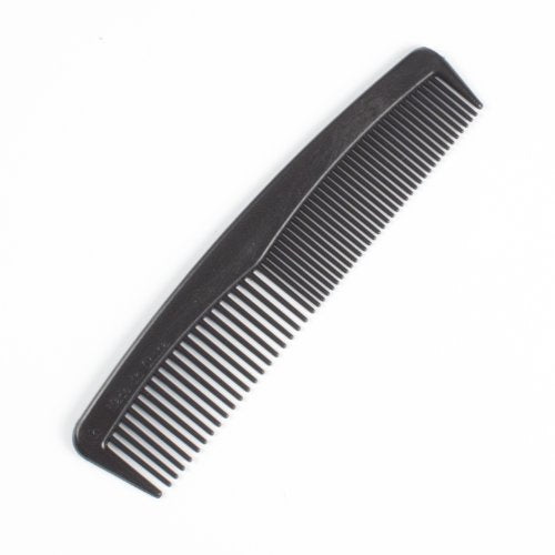 Dynarex Fine Toothed Combs - Plastic Hair Comb With Fine & Extra Fine Teeth - Grooming Accessories For Straightening, Styling, Parting & Detangling - 9-Inch, 12 Combs Per Bag, 20 Bags Black