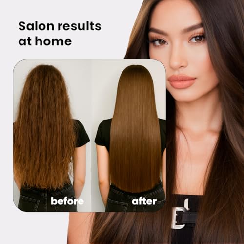 I Belli Capelli Torrano Keratin Hair Treatment Straightening in 1 Step, Formaldehyde Free-Nanoplastia Para Alisar Cabello 16.9Fl.oz (500ml) + Deep Cleansing Shampoo 10.1 fl.oz (300ml)