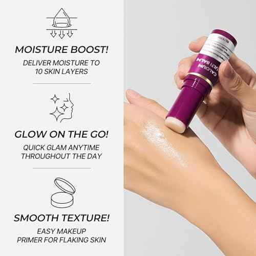 Cemenrete Calcium Multi Balm, Collagen Moisturing Stick, Anti-aging, Sagging, Wrinkles, Hydrating, Almond & Vitamin E for Lip Balm Eye Cream Neck