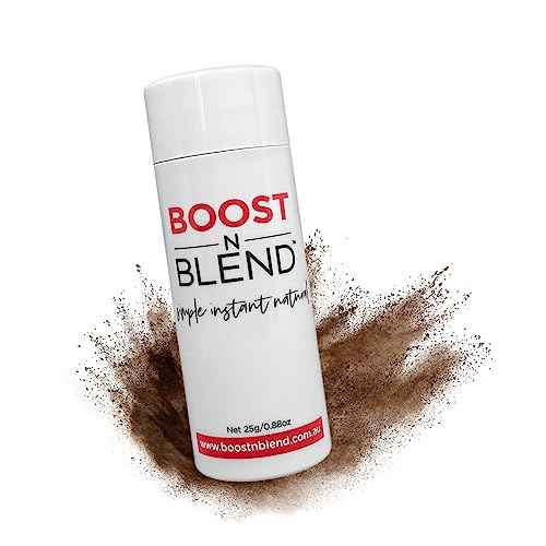 Boost N Blend Hair Volumizer for Women - Scalp Concealer Powder and Cotton Fibers for Thinning Hair (25g/0.88oz)