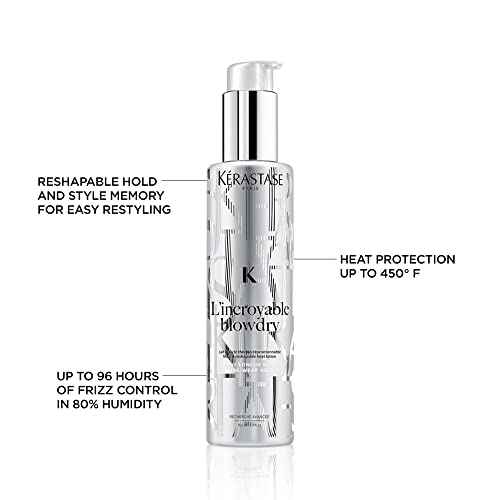 KERASTASE L'incroyable Blowdry Serum - Strong Hold Hair Serum, Provides Heat Protection up to 450¡ÆF, Controls Frizz