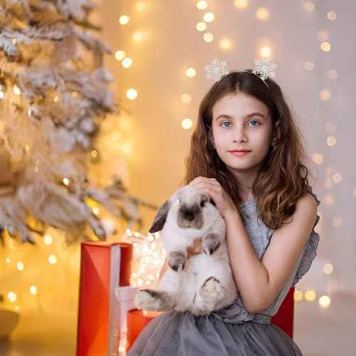 Christmas Headband for Women and Girls - Snowflake, Holiday, Rhinestone, Crown, Xmas Headpiece for Adults - Christmas Accessories