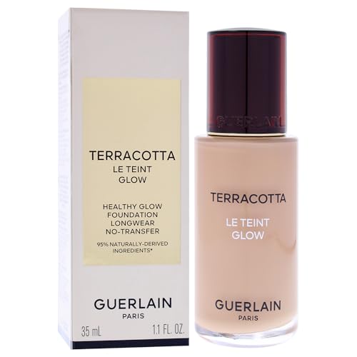 Terracotta Le Teint Glow Healthy Glow Foundation - 3.5N Neutral by Guerlain for Women - 1.1 oz Foundation