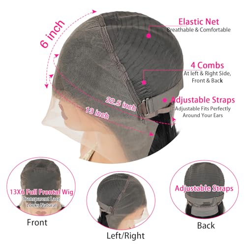 8 Inch Bob Wig Human Hair 13x6 Hd Transparent Lace Front Wigs Human Hair Pre Plucked Glueless Bob Wig #1 Jet Black 200% Density Short Straight Bob Wigs For Women