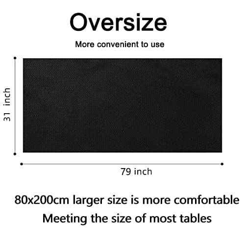 100 PCS 31" X 79"Thick Soft Massage Table Sheets Sets Disposable SPA Bed Sheets Non Woven Fabric Lash Bed Cover (Black)