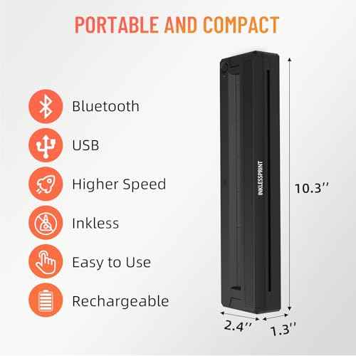 Tattoo Stencil Printer Machine for Tattooing, Portable Bluetooth Thermal Tattoo Transfer Printer for Tattoo Artists & Enthusiasts., Compatible with Android, iOS, Windows