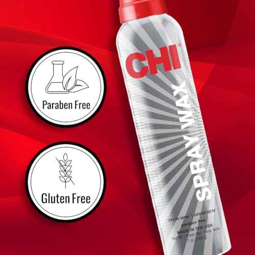 CHI Spray Wax, Hair Spray For Creating Textured Looks That Last, Leaves A Touchable Finish, Sulfate, Paraben & Cruelty-Free, 7 Oz