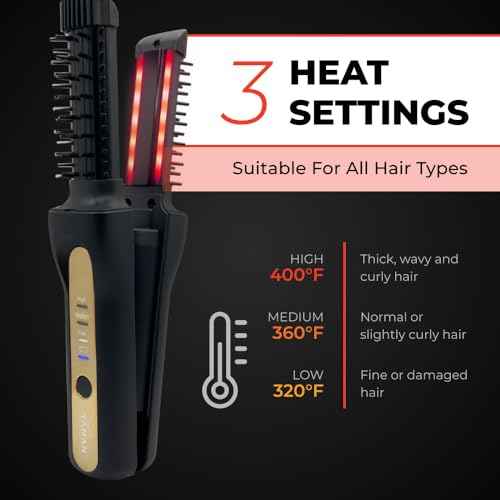 YA-MAN SPA Styler¢ç Cordless Volume + Smooth - Cordless Styling, Reimagined. Hybrid Hot Brush + Flat Iron