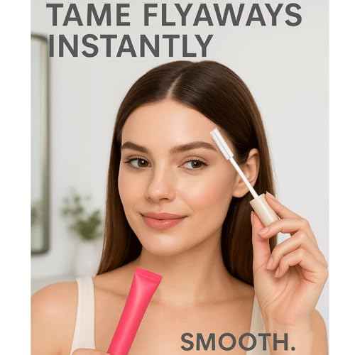 Hair Cactus Fruit 3-in-1 Hair Styling Cream & Flyaway Taming Wand ? Sleek Finish, Frizz Control, Edge Smoothing & Hair Shine | Natural Oils Formula | Lightweight, Non-Greasy, Travel Size Styling Stick
