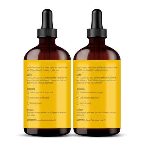 Botanic Hearth 100% Pure Batana Oil For Hair Growth | Infused with Batana Kemel Oil | Hair Oil Repairs Dry Damaged Hair, Strengthening, Healthier - Hair Tonic, 4.0 fl oz (pack of 2)