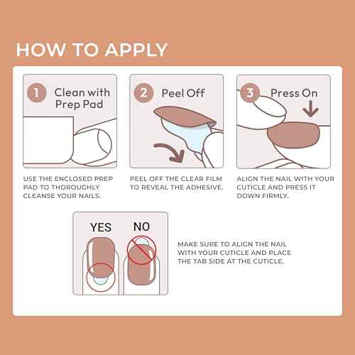 KISS imPRESS No Glue Mani Press On Nails, Bare but Better, 'Flare', Medium Neutral, Medium Size, Coffin Shape, Includes 30 Nails, Prep Pad, Instructions Sheet, 1 Manicure Stick, 1 Mini File