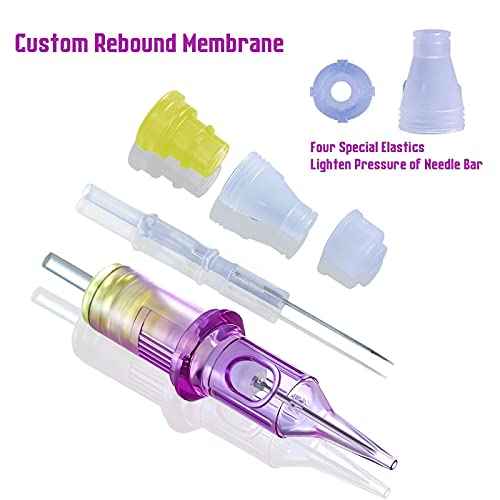 Disposable 11RS Tattoo Cartridge Needles #12 Standard Regular 11 Round Shader (1211RS) 20Pcs
