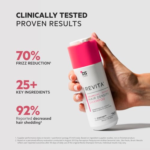 DS Labs Revita Volumizing Shampoo & Conditioner Set for Women ? For Fine, Flat, Thinning Hair, Weightless Root Lift, Supports Hair Density, Sulfate-Free, Color-Safe (205 mL Each, 2 Count)
