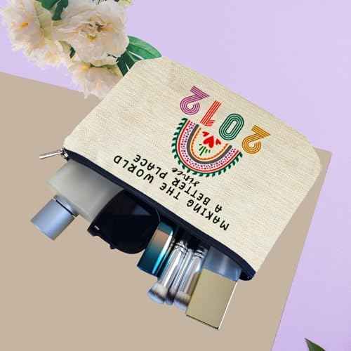 13 Year Old Girl Gift Ideas, 13th Birthday Gifts for Teenage Girls, Funny 2012 Birthday Decorations Makeup Bags for Her, Sister, Daughter, Niece, Cute Cosmetic Travel Pouch for Teen Girls Trendy Stuff