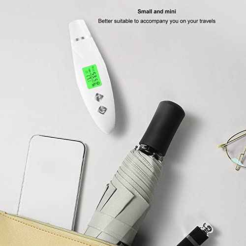 Portable Skin Analyzer, Digital LCD Display Skin Analyzer with Precision Skin Sensor, USB Skin Tester for Beauty Salon, Home, SPA (White)