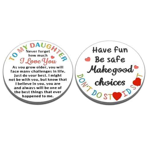 Stocking Stuffers for Teen Girls, Novelty Girls Accessories Pocket Hug, White Elephant Gifts, Inspirational To My Daughter from Mom Dad, Proud of You Present, Christmas Stocking stuffers Teens