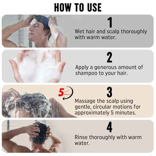 2Pcs Root Activator Shampoo - Hair Growth Root Activator Shampoo for Men and Women - Natural Formula for Hair Loss and Thinning Hair