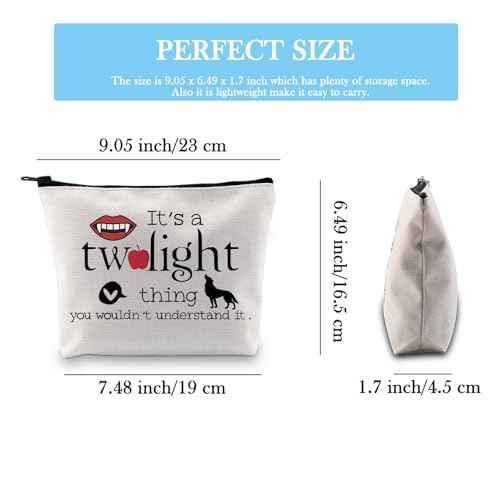 GJTIM TV Show Inspired Gift It¡¯s A Thing You Wouldn¡¯t Understand It Zipper Pouch Makeup Bag for Vampire Fans (T thing bag)