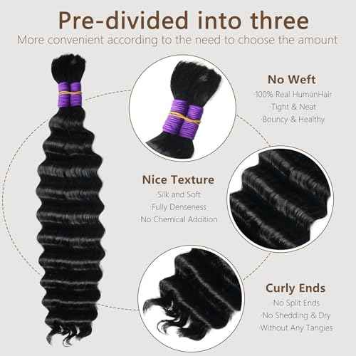 AZONA 16A Real Raw Bundles Body Wave Human Hair,No Tangle No Shedding Body Wave Bundles Human Hair,Triple The Lifespan Over Regular Virgin Hair Bundle,Silky And Soft 16 Inch