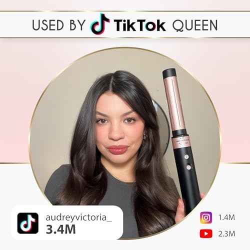 ELLA BELLA¢ç 6 in 1 Professional Hot Air Styler ? Powerful Hair Dryer & Straightener Set ? Styling Without Heat Damage ? Fast Drying Curling Volumizing Straightening ? Includes Protective Travel Case
