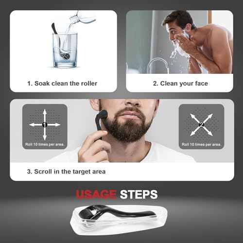 540 Titanium Derma Roller - Microneedle Micro Needle Roller for Men and Women Home Use - Microneedling Roller Microneedle Skin Care Tool A8
