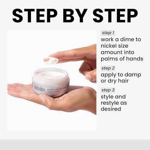 Matte Texture Putty 10 | Medium Hold Styler | Flexible Hold With A Matte Finish | Replenishes Moisutre & Softens Hair | All Hair Types