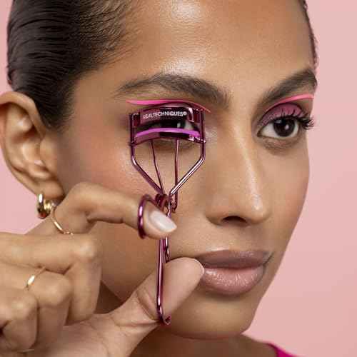 Real Techniques Double Time Brush + Lash 4 Piece Set, Dual-Ended Eye Makeup Brushes For Eyeshadow & Brows, Travel-Friendly Brush Caps For Storage, Eyelash Curler Included, Cruelty-Free