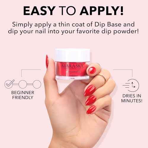 Kiara Sky Dip Powder Red Tones 1 oz, Riyalistic Maroon