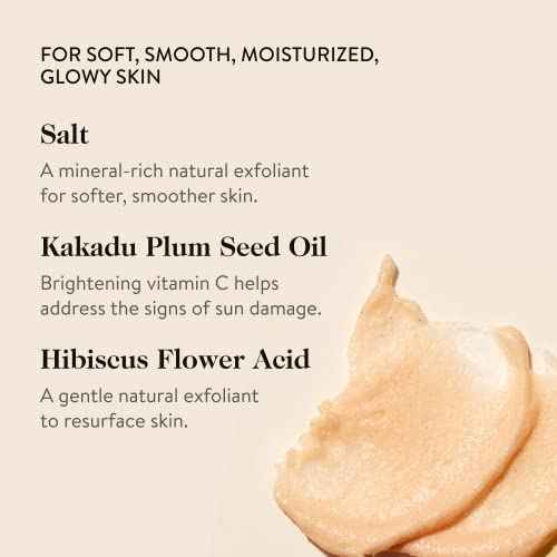 goop Beauty Microderm Body Polish | Exfoliating Scrub & Foaming Cleanser for Glowing Skin | Salts & Kakadu Plum Seed Oil for Hydration | Inspired by Microdermabrasion | 6 fl oz