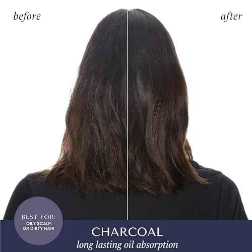HASK Charcoal Purifying Dry Shampoo ? Absorbs Oil, Purifies & Detoxifies Hair, Extends Time Between Washes, No Sulfates or Parabens, Cruelty-Free ? 8.1oz