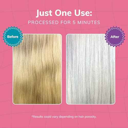 Fanola No Yellow Purple Shampoo - Purple Color Depositing Shampoo for Blondes, Bleached & Grey Hair - Formulated with Violet Pigment to Remove Brassy Tones from Hair (11.83 Fl oz)