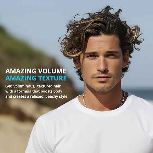 Texturizing Sea Salt Spray ? Adds Instant Volume, Texture & Thickness, Dead Sea Salt & Ginseng Root for Hair Strength & Health, Natural Beach Wavy Style for Men & Women | 8.5 oz