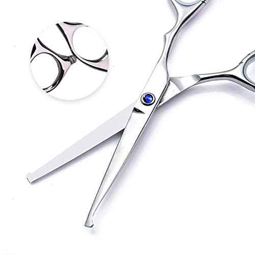 Kids Hair Cutting Scissors Set Professional 6.5 inch Saftey Round Head Hair cut Scissors Kit with Cutting Thinning Scissors Hairdressing Shears Set for Barber Salon £¨red£©