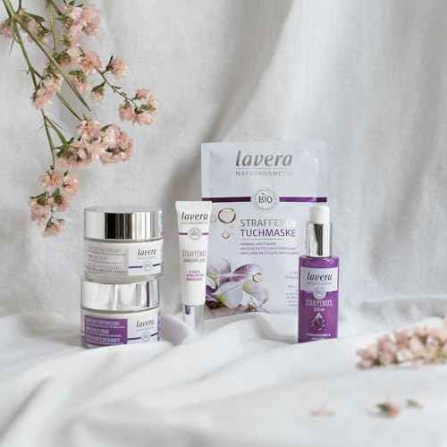lavera Firming Night Care - Anti Aging Night Cream with Triple Hyaluron & Bakuchiol for Smooth Skin - Anti Wrinkle Face Cream - Face Moisturizer - PETA Certified - Vegan - Made in Germany - 1.7 Fl Oz