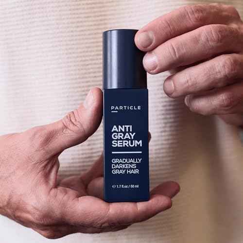 Particle Anti-Gray Serum for Men ? Gradually Reduces Gray Hair on Head & Beard Without Dye ? Natural Gray Reduction with Silverfree¢â, Vitamin A, Melitane & Allantoin ? Peroxide & Ammonia Free