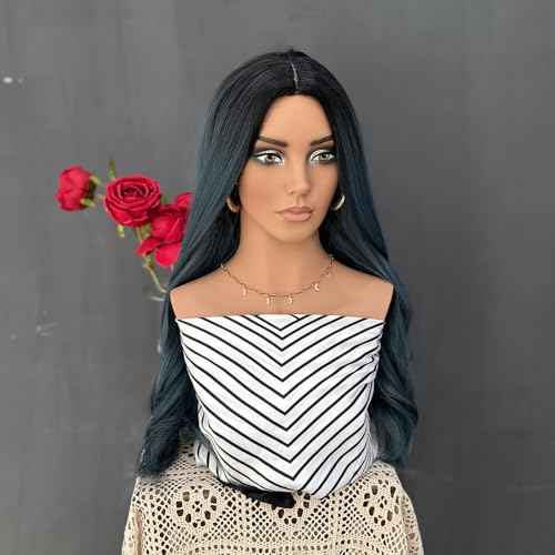 Body Wave Clip in Hair Extensions for Black Women Chocolate Brown 8Pcs Clip in Hair Extensions Real Human Hair with 18 Clips Double Weft 120g(14 Inch, #4 Chocolate Brown Body)