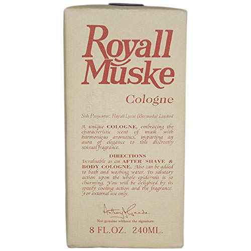 Royall Muske By ROYALL FRAGRANCES FOR MEN 8 oz All Purpose Lotion / Cologne