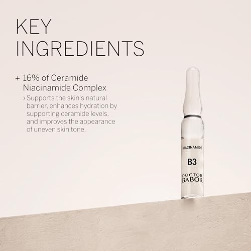 Doctor BABOR Barrier Protect Ampoules Serum | Strengthened Skin Protection Barrier | With Ceramides and Niacinamide | For Dry and Stressed Skin | Radiant and Balanced Skin | Vegan | 7 x 2 ml