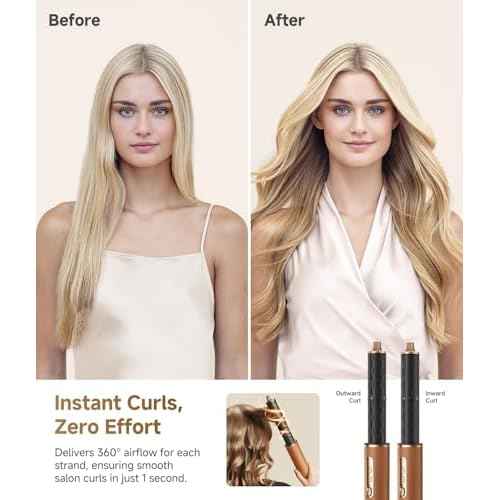 DREAME AirStyle Pro 7-in-1 Hair Styler & High Speed Dryer | Snap-on Attachments for Curling, Smoothing, Volumizing | Fast Drying, Frizz Control, Cool Shot | Luxury Leather Package