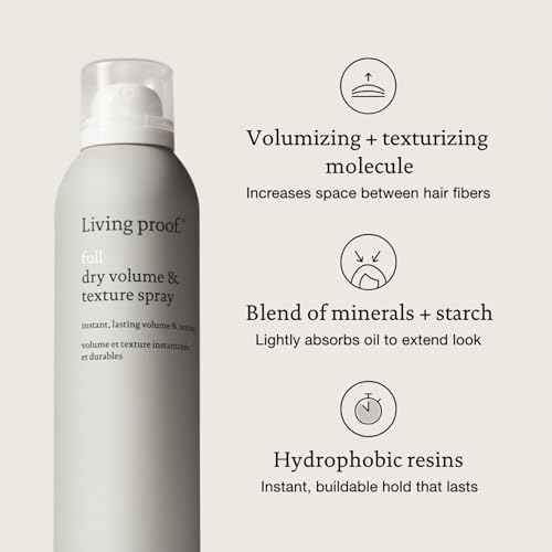 Living Proof Full Dry Volume & Texture Spray, Hair Texture Spray for Women, Adds Volume to Fine Hair